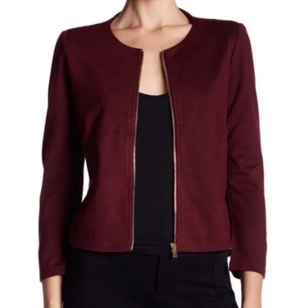Philosophy Deep Red Blazer